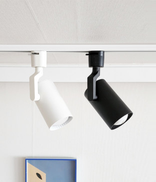 프라하 스포트 레일조명(블랙 화이트)